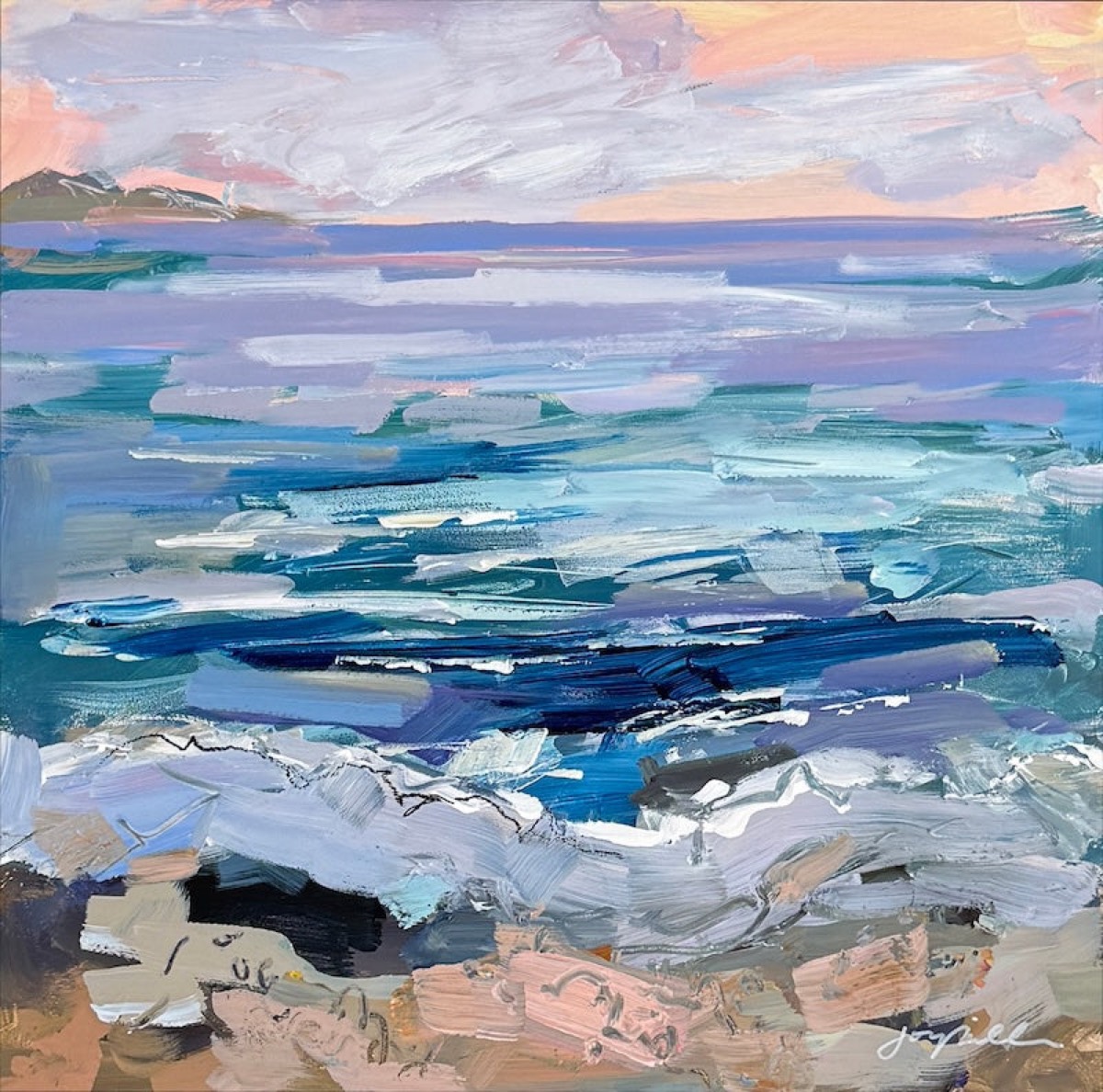 Lavender Beach by Joy Miller