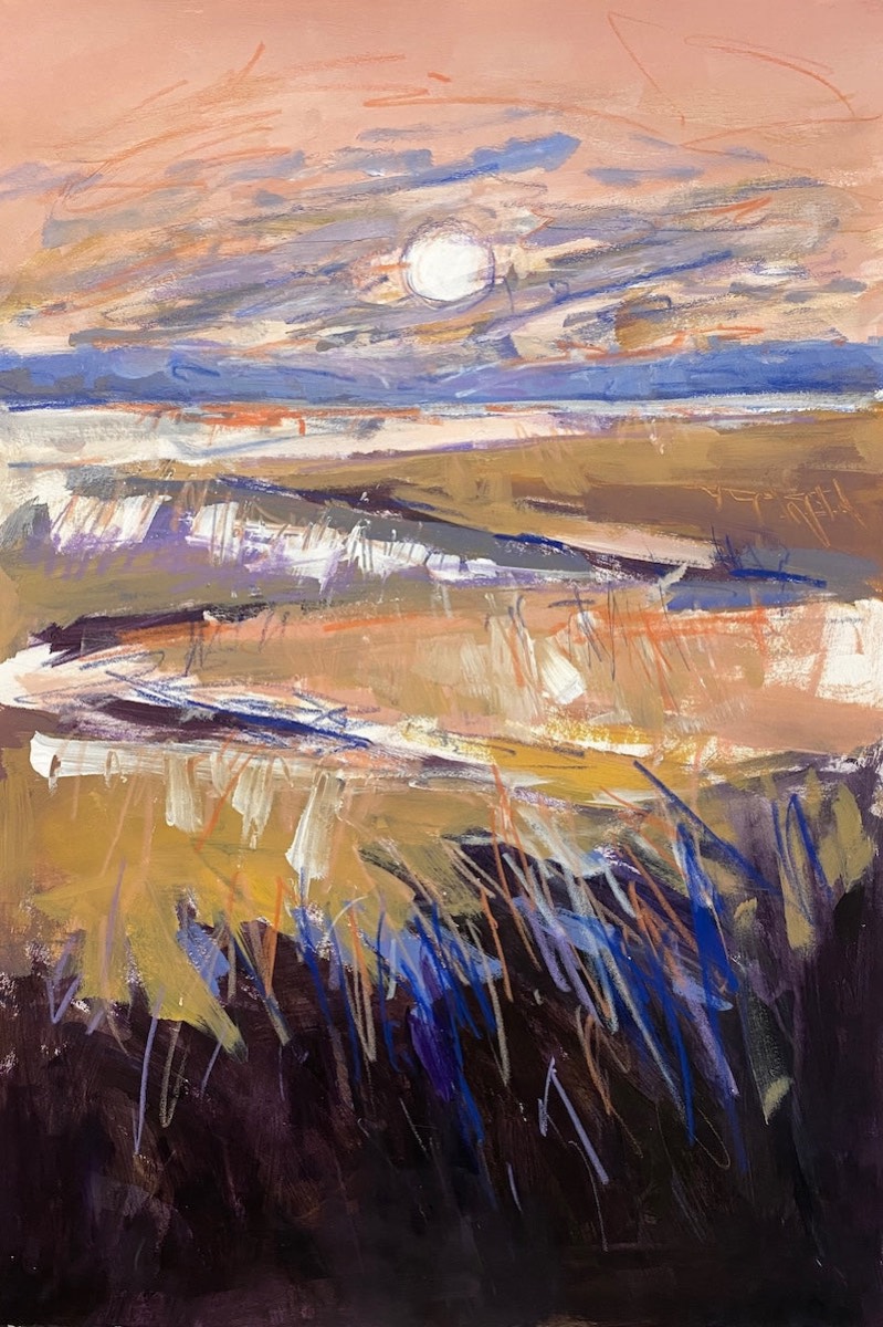Pink Marsh by Joy Miller