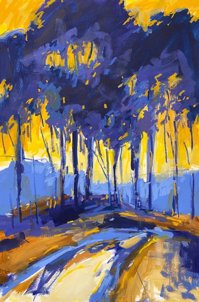Yellow and Blue by Joy Miller